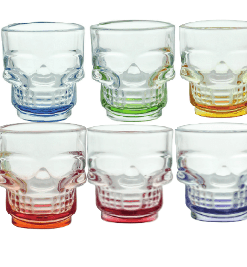 Set 6 Tequileros Calavera