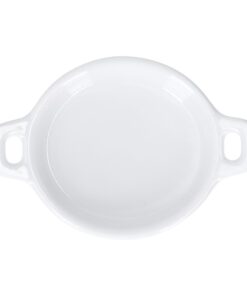 Mini Cazuela 10 cm Melamina Blanca