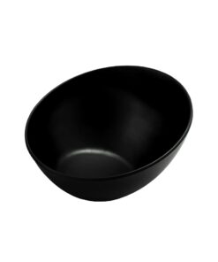 Tazon Inclinado 17 cm Melamina Jet Black