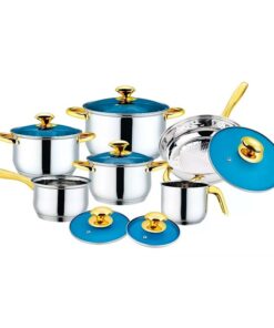 Bateria 12 Piezas Cristy Acero Inoxidable