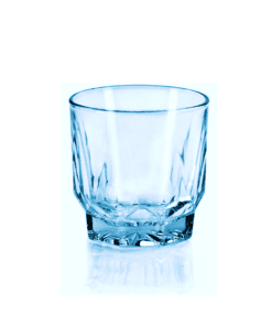 Vaso Prisma Azul Zafiro