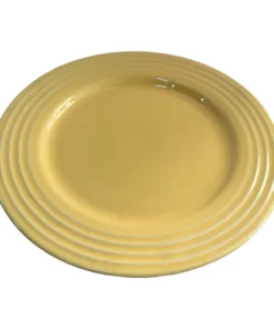 Plato Trinche Amarillo Circles 26 cm