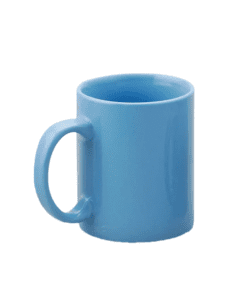 Taza Recta de 11 oz Azul Cielo