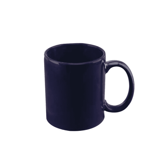 Taza Recta de 11 oz Azul Cobalto