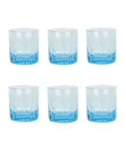 Juego de 6 Azul Zafiro