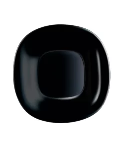 Plato Postre Venecia Color Negro 20x20 cm