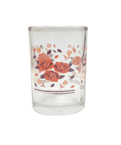 Vaso Cafetero Decorado Azucena