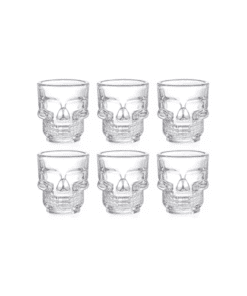Juego de 6 Vasos Wiskeros Calavera