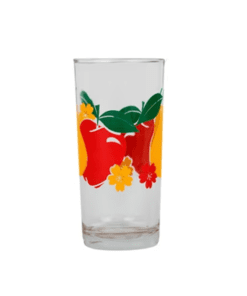Vaso Cubero Decorado Frutas