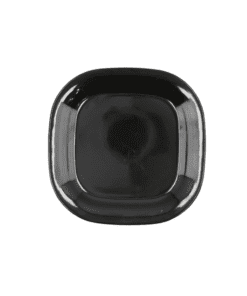 Plato Cuadrado 10" Melamina Negra