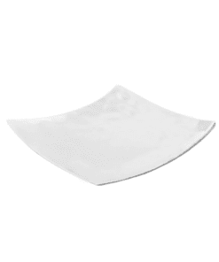 Plato Sushi Recto 12" Melamina Blanca