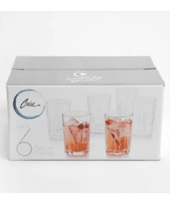 Juego de 6 Vasos Kristalino
