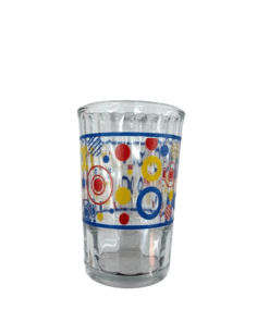 Vaso Norteño Decorado Circulo Colores