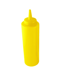 Botella Dispensadora Plástico Amarilla