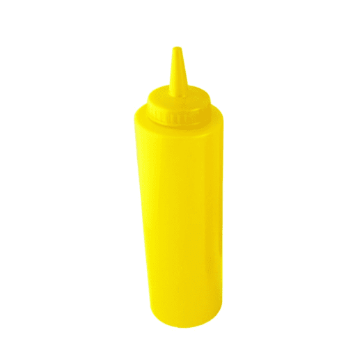 Botella Dispensadora Plástico Amarilla