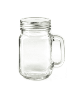 Mason Liso con Tapa Metalica 480 ml