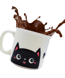 Taza de Porcelana Jumbo Gatos