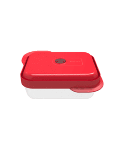 Contenedor Rectangular 1 Litro Rojo