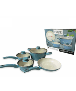 Batería de Cocina 7 Piezas Azul Cielo