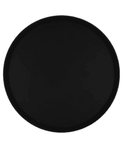 Charola Redonda Negra 45 cm