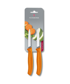 Set 2 Cuchillos Mondador 8 cm Naranja