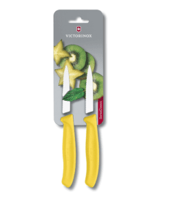 Set 2 Cuchillos Mondador 8 cm Amarillo
