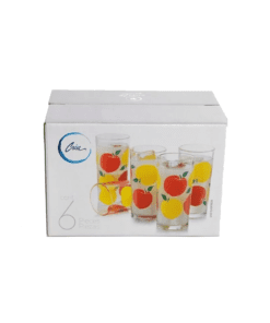 Juego de Vasos Manzanas 6 Piezas
