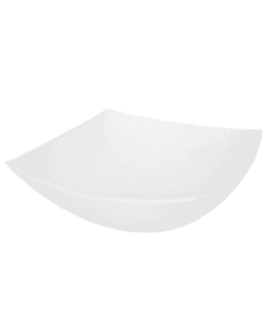 Plato Hondo Quadrato Blanco