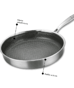 Sarten 26 cm Acero Inoxidable