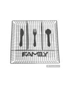 Separador de Cubiertos Family Negro
