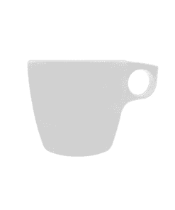 Taza 227 ml Melamina Blanca
