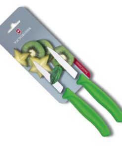 Set 2 Cuchillos Mondadores Denta Pta 8cm Verde