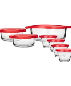 Juego 14 Piezas Multiusos Con Tapas