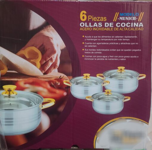 Budineras de Cocina Piquio 6 Piezas