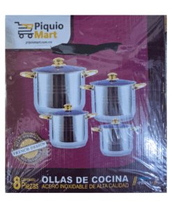 Ollas de Cocina Piquio Mart 8 Piezas