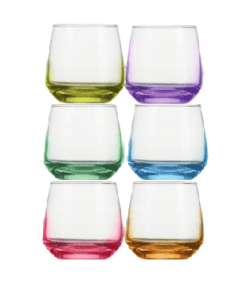 Set 6 Vasos Tequileros Gaia Colores