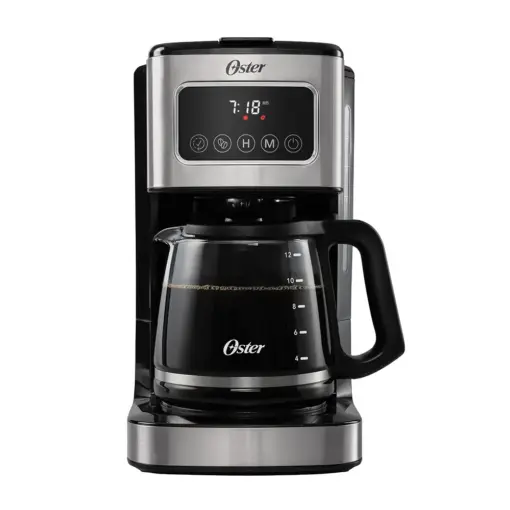 Cafetera 12 Tazas Vidrio Pantalla Táctil