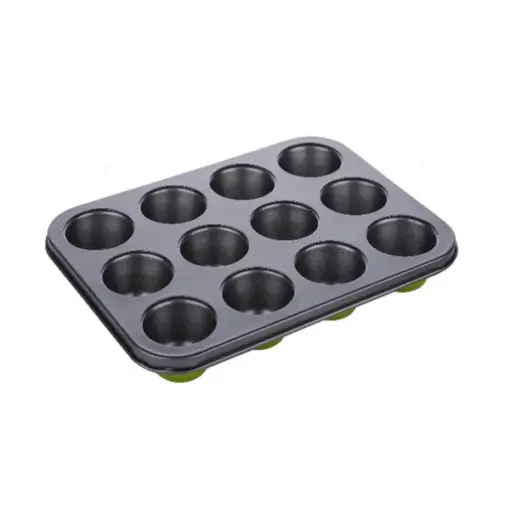 Molde 12 Muffin 35X26 Verde