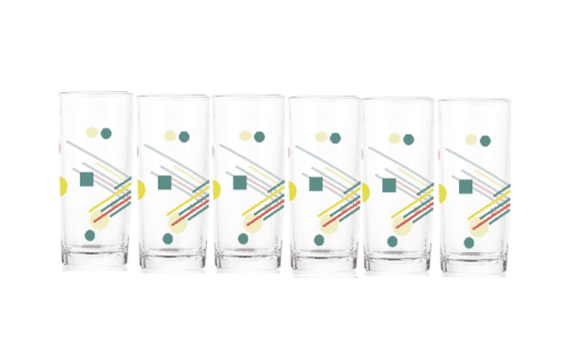 Juego de Vasos Geométricos 6 Piezas