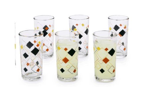 Juego de Vasos Rombos 6 Piezas