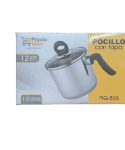 Pocillo Con Tapa Acero Inox.