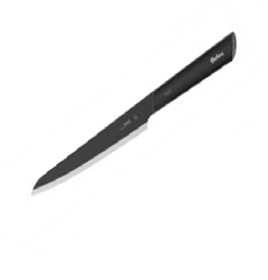 Cuchillo P/Pan Negro Acero Inox. Antiadherente