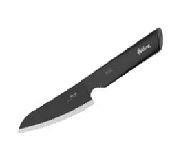 Cuchillo Util. Negro Acero Inox. Antiadherente