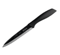 Cuchillo Basic 5" Negro Acero Inox. Antiadherente