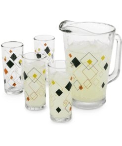 Juego de Agua Rombos 5 Piezas
