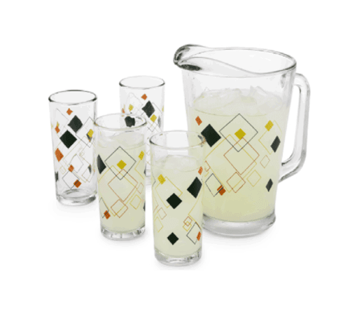Juego de Agua Rombos 5 Piezas