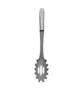 Cuchara P/Pasta Nylon Gris Mango Acero Inoxidable