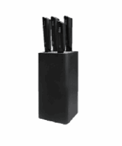 Set 4 Cuchillos Desing Antiadherente Negro