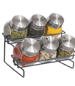 Set de 7 Piezas de Especieros Con Tapa