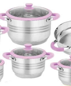 Batería Acero Inoxidable 12 Piezas Purple